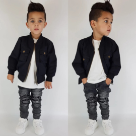 Black boys jacket (gepersonaliseerd)