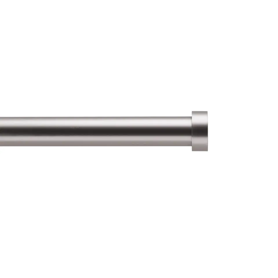 Gordijnroede - Uitschuifbaar - Stang van 125-240 cm - Zilver