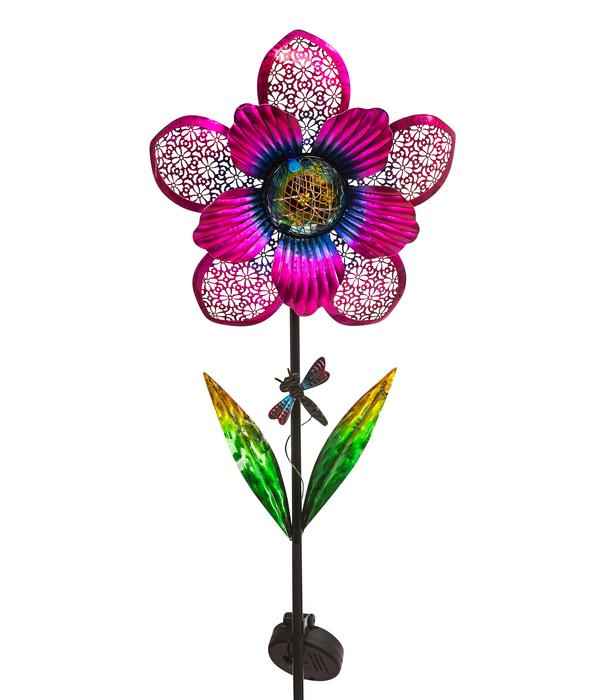 Dehner Solar-Stab Flower, ca. Ø29/H110 cm
