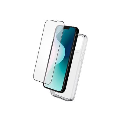 Bigben Connected - Pack coque de protection + protection d'écran verre trempé pour Apple iPhone 16 Pro - transparent