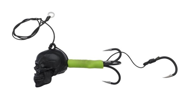Bas de Ligne Silure Madcat Skull Worm Jig