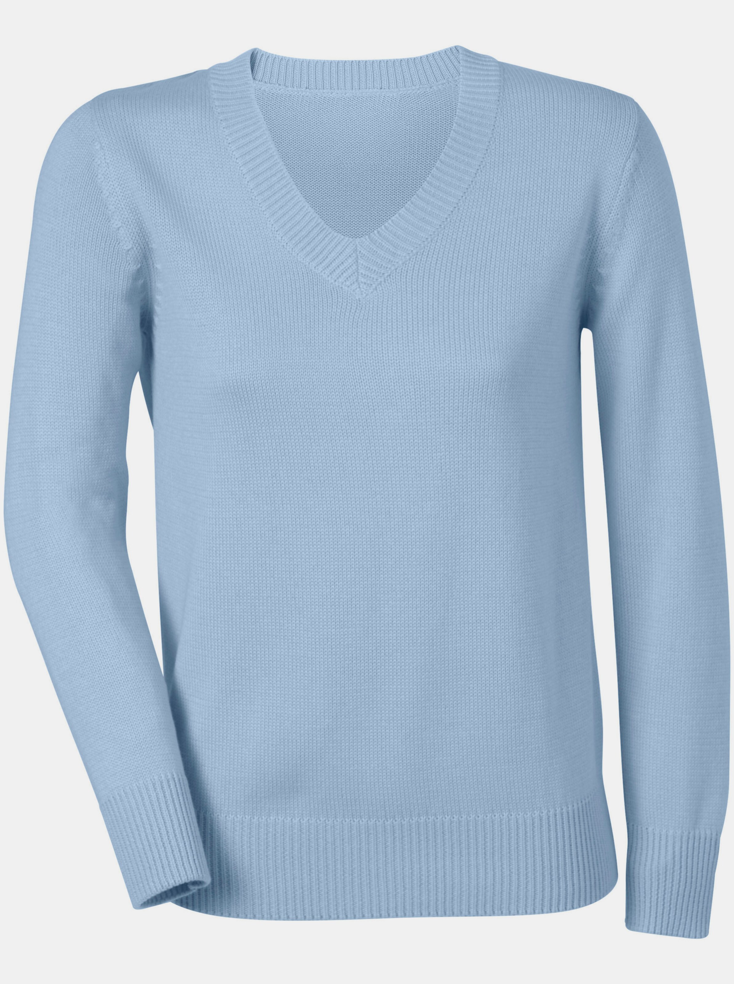 V-Ausschnitt-Pullover