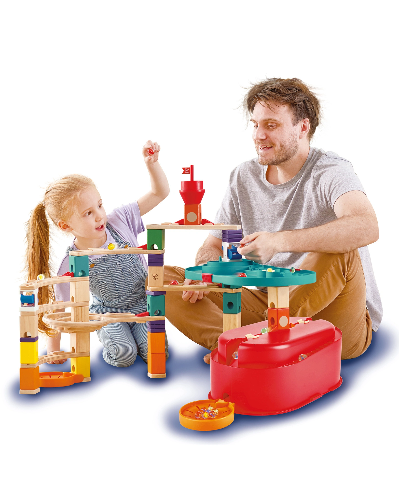 Murmelbahn-Set QUADRILLA 90-teilig
