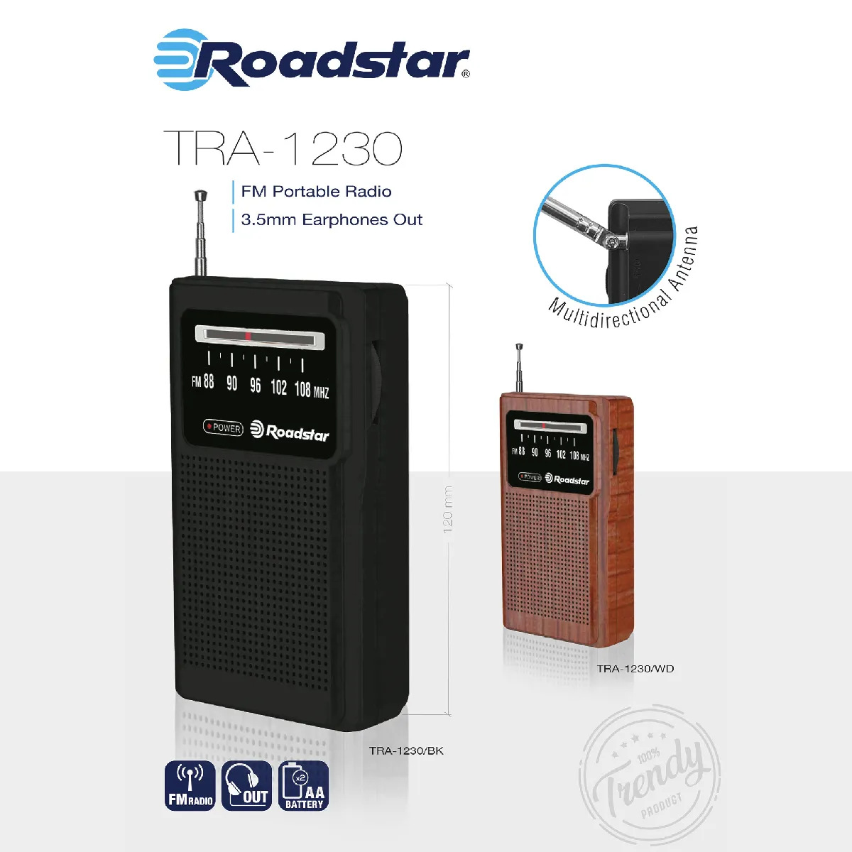 Roadstar TRA-1230WD
