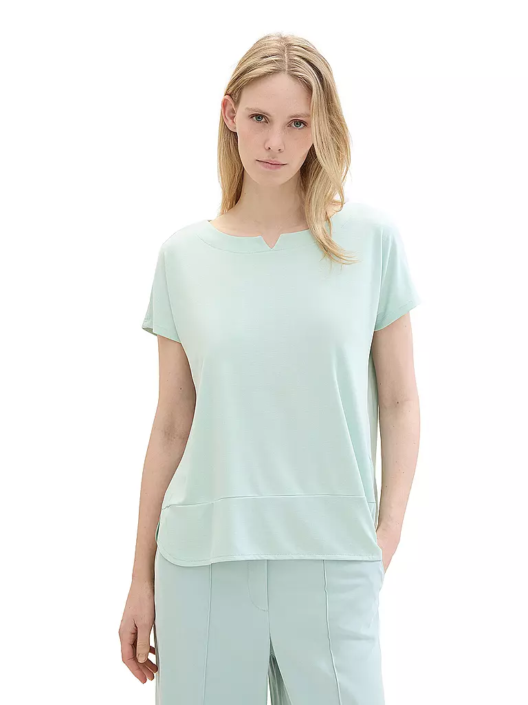 TOM TAILOR T-Shirt hellblau
