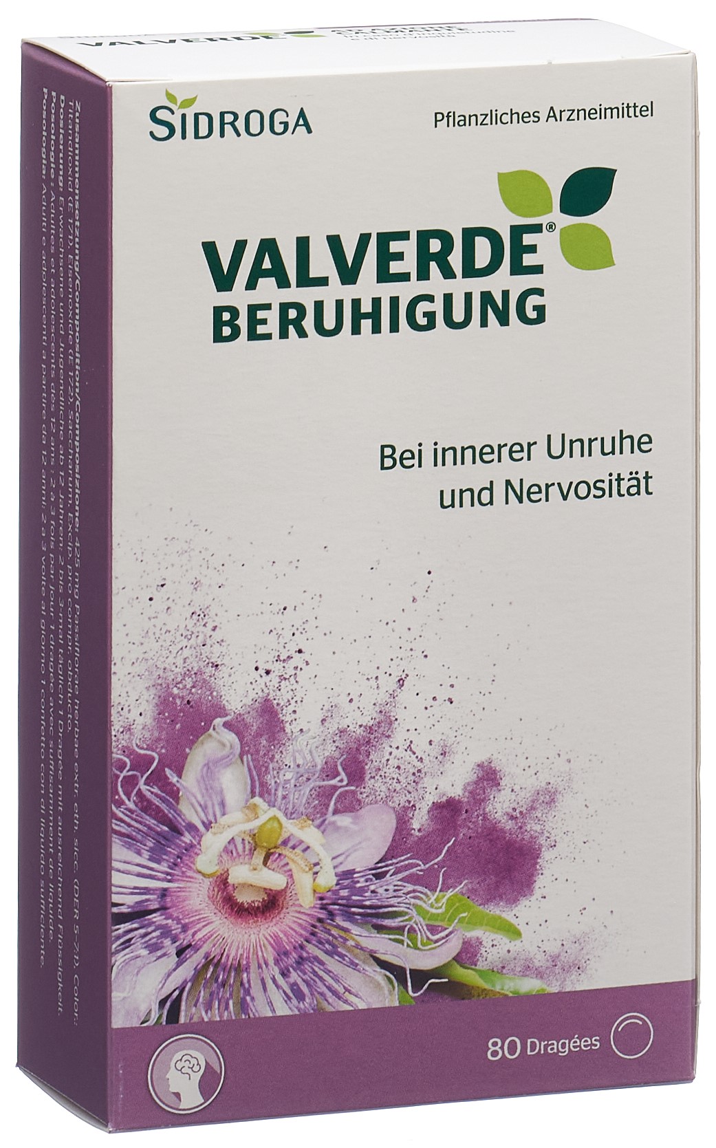 VALVERDE Beruhigung Dragées<br>80 Stück, Blister, Überzogene Tablette