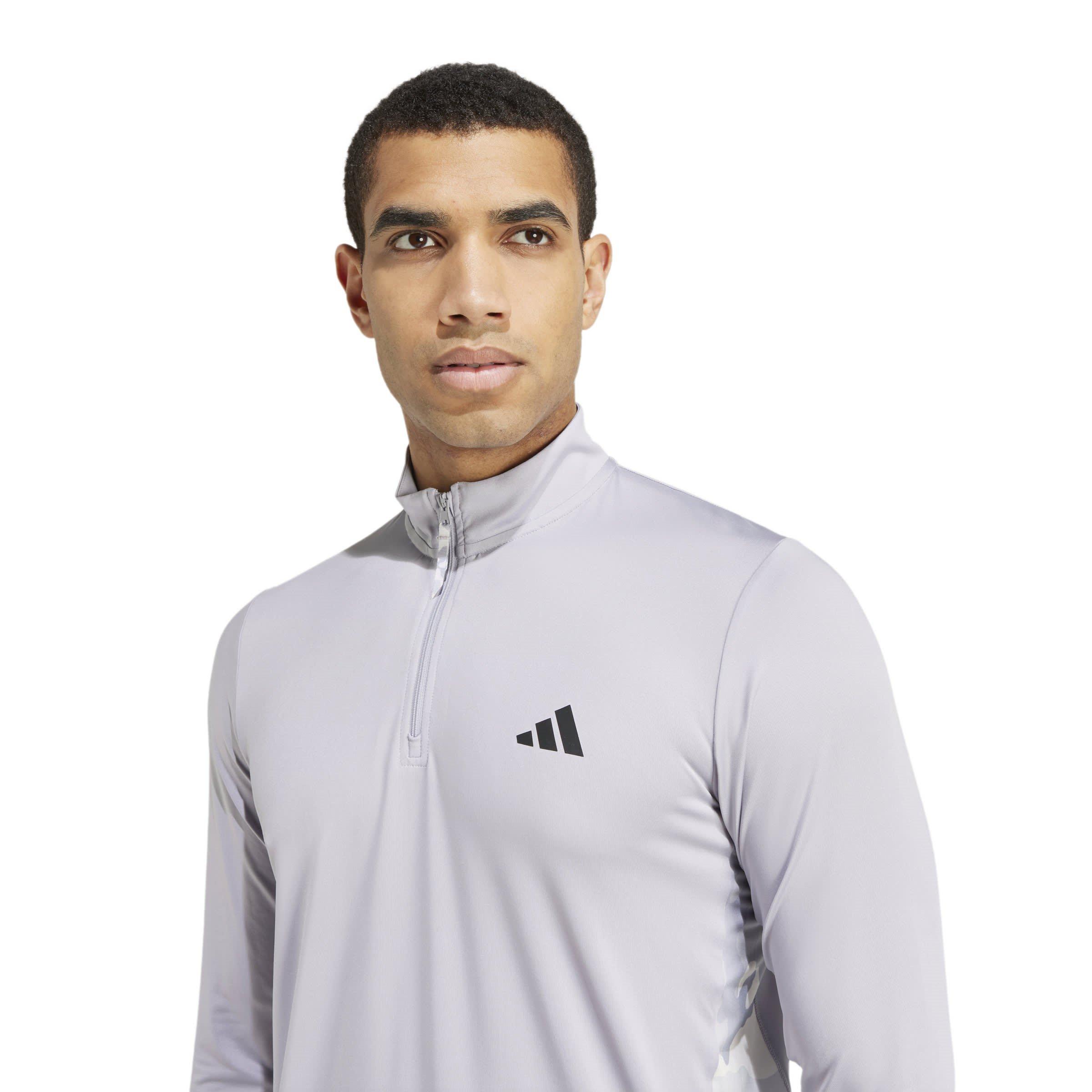 adidas Essentials Camo TrainingquarterZip Top Mens