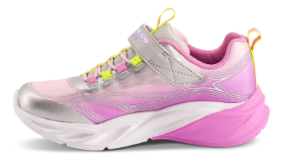Skechers S-Lights Cosmic Glow Sneaker Sølv 303712L (27-36)