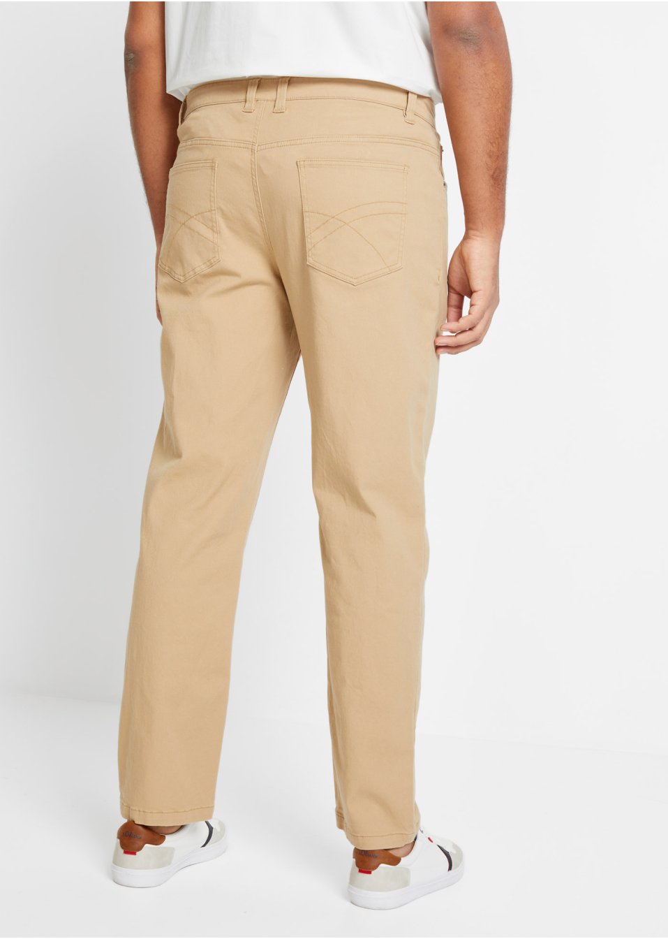 Pantalon extensible Classic Fit, Straight