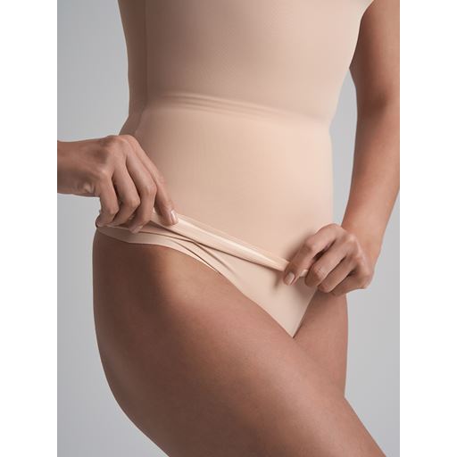 Bye Bra Sculpting Singlet Top, Beige, M