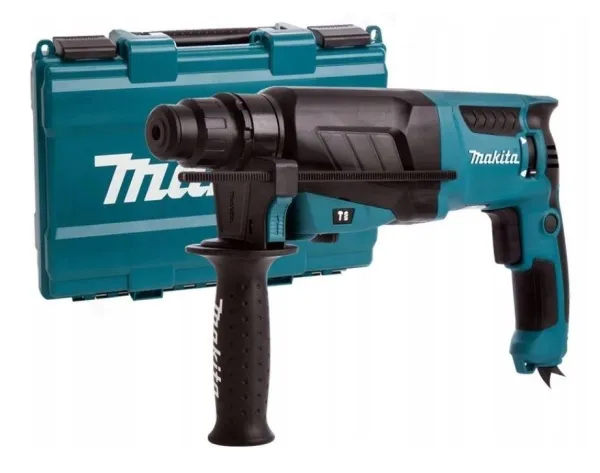 MAKITA SDS-PLUS BOREHAMMER MED SMEDEMULIGHED 800W 2.4J   EKSTRA HÅNDTAG HR2630T
