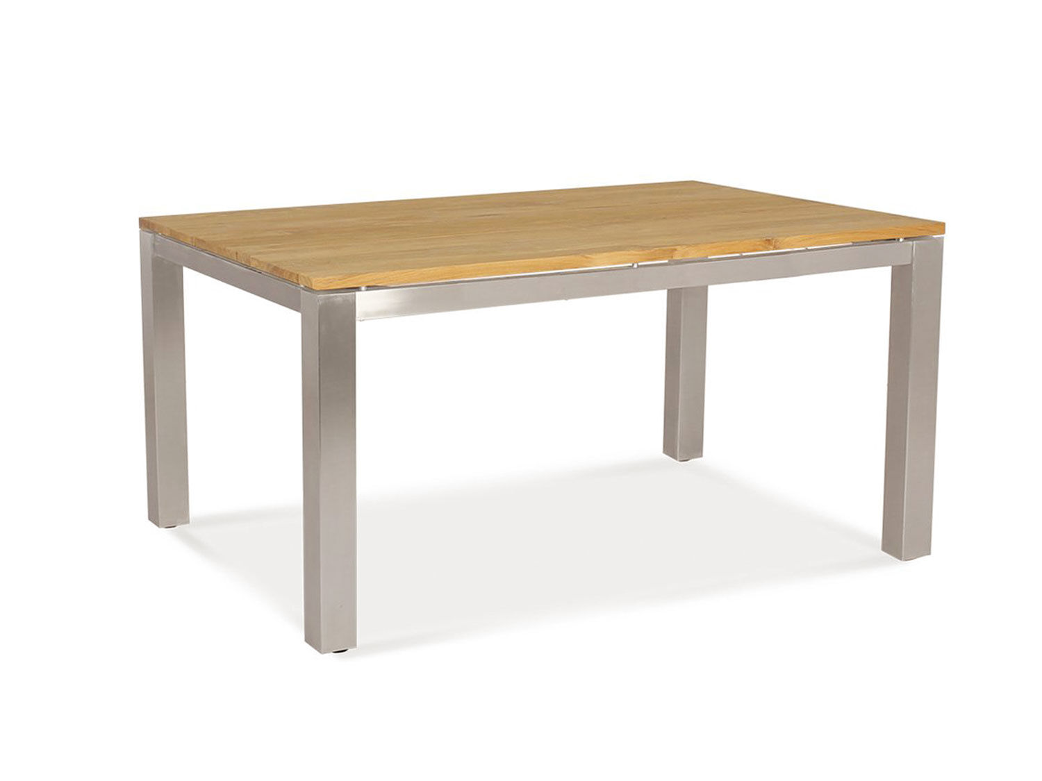 Gartentisch Edelstahl Teak Premium