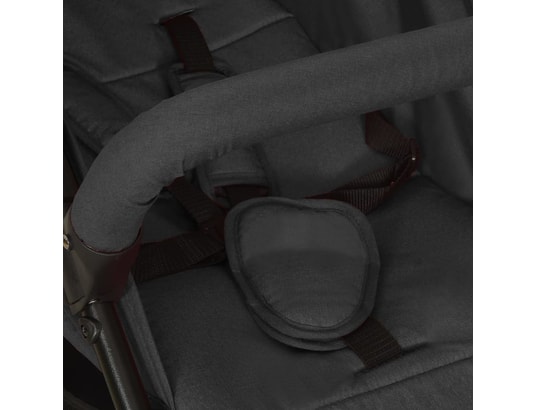 VIDAXL - Poussette pour bébé anthracite acier
