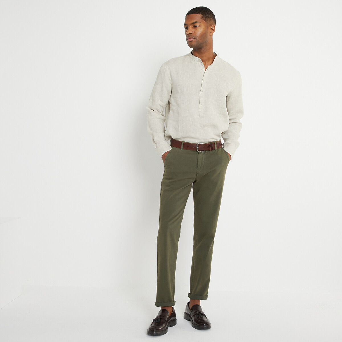 COLEÇÕES LA REDOUTE<br>Camisa de linho