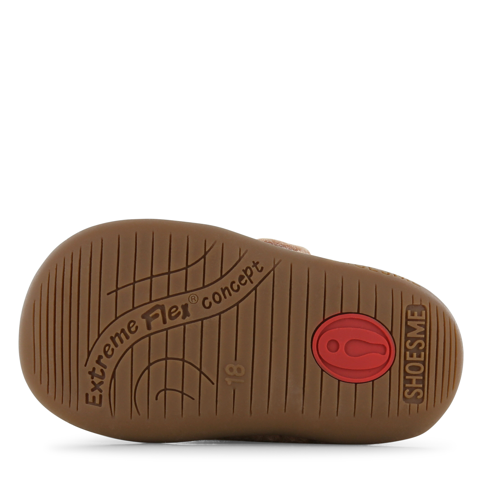 Shoesme lichtbruin vilten slofje  | Uni schoenen