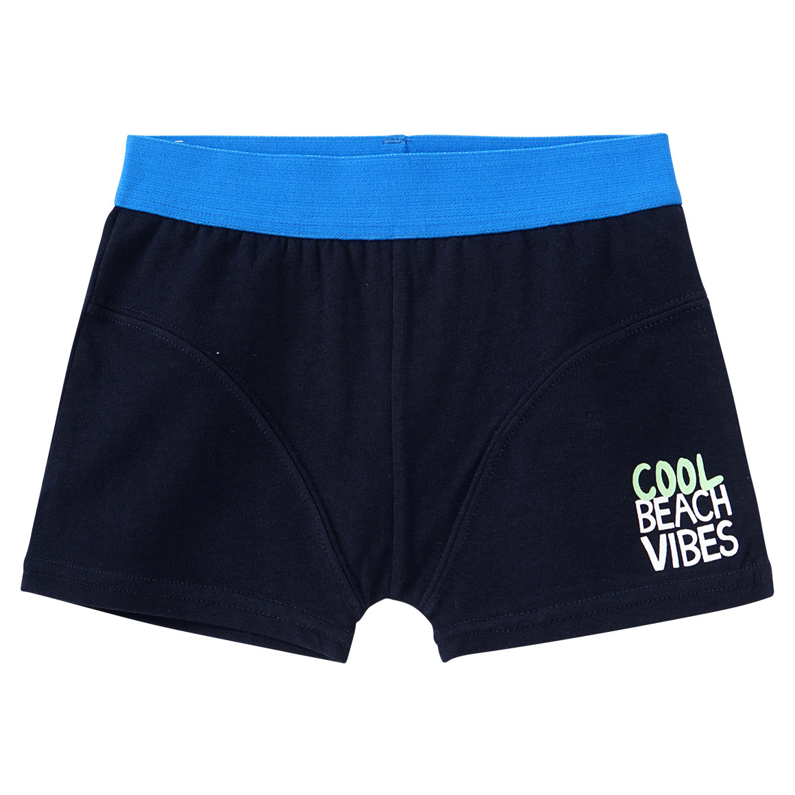 Famy 5 Jungen Boxer in verschiedenen Dessins hellblau / dunkelblau / weiss