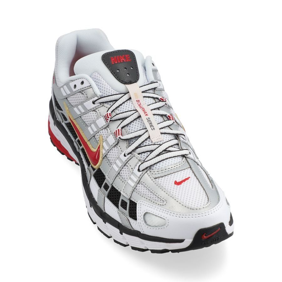 Nike Chaussures P-6000 - Argenté/Rouge Femme