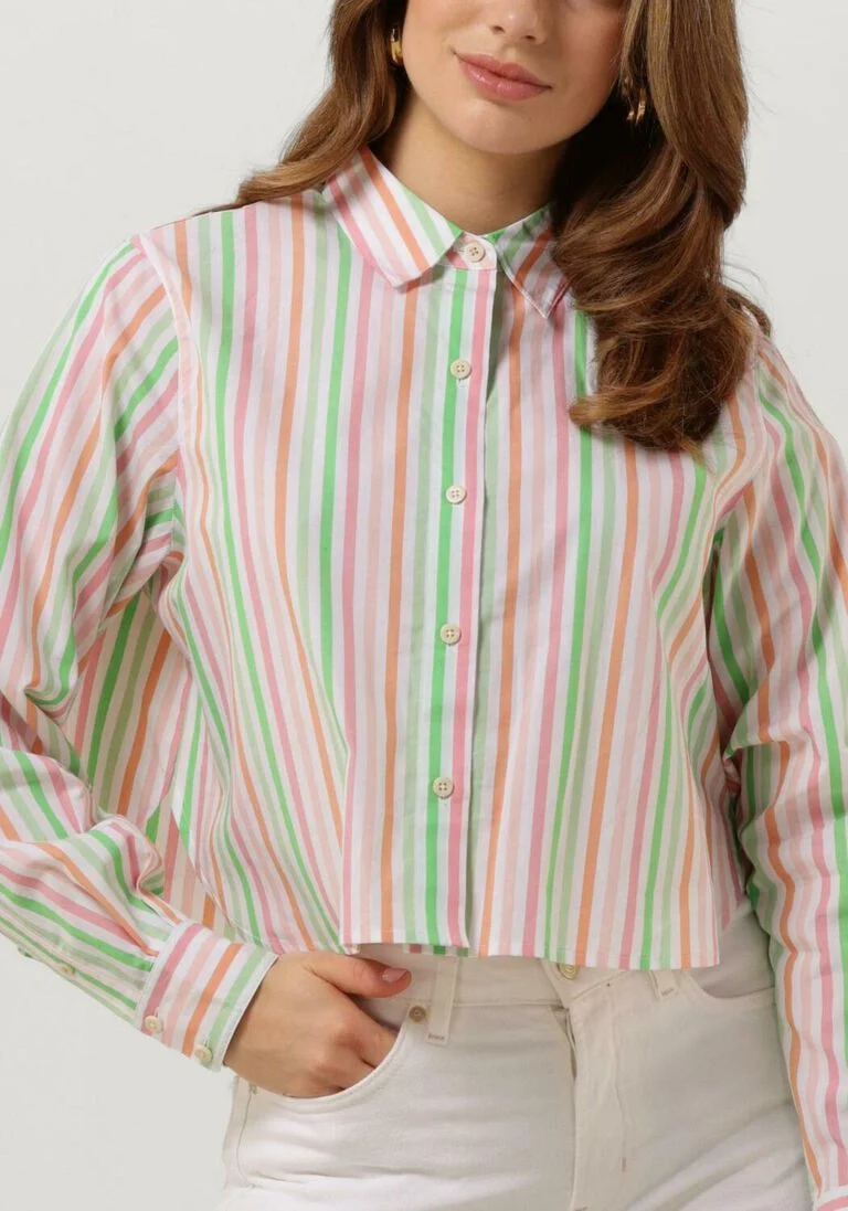 SCOTCH & SODA multi scotch & soda blouse multi striped boxy fit shirt
