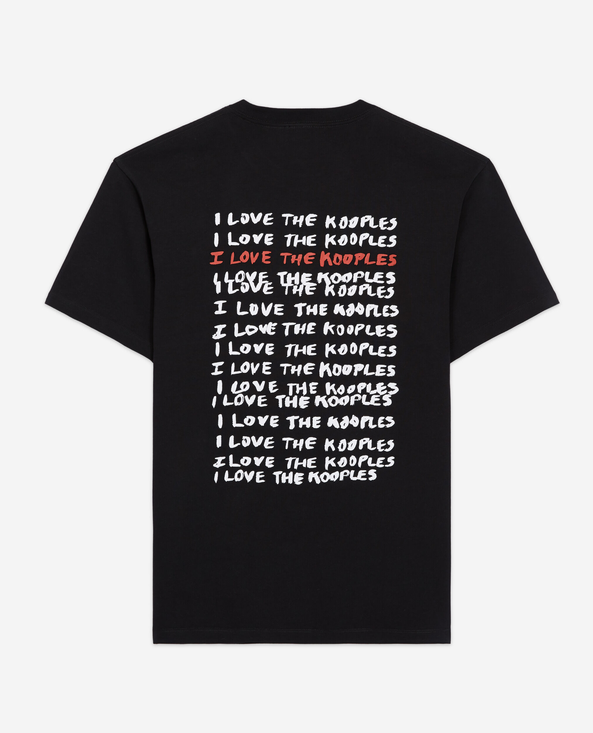T-shirt I Love Kooples noir