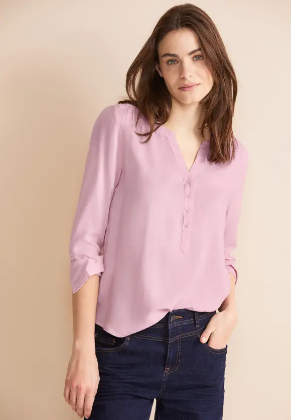 Bluse im Tunikastyle - fun peach