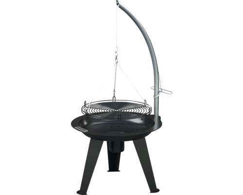 Tenneker® Houtskoolgrill Draaigrill TC Swing II Ø 50 cm met asbak Zwart