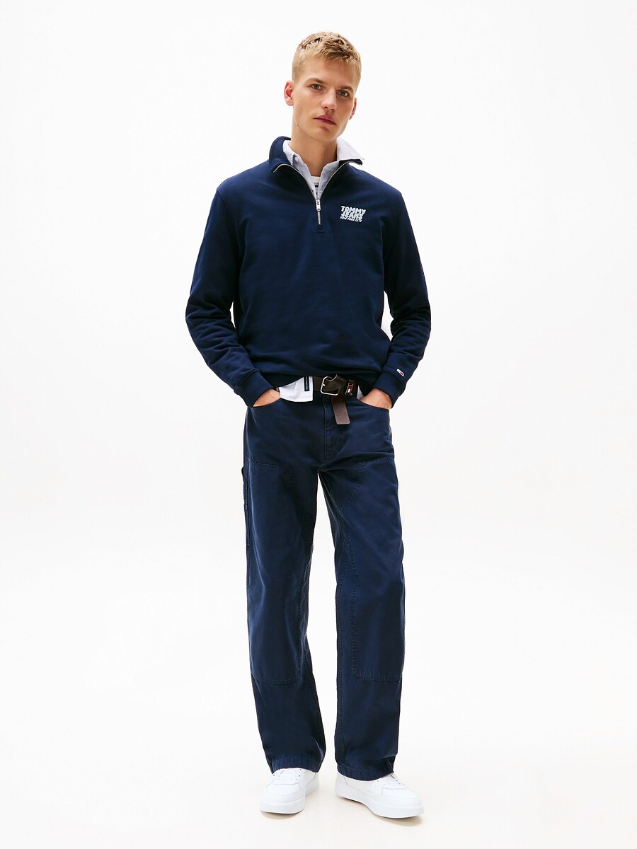 TOMMY JEANS<br>Tênis de couro retrô