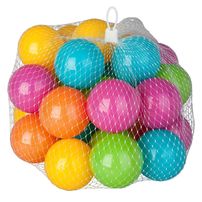 30 Spielbälle, neonfarben