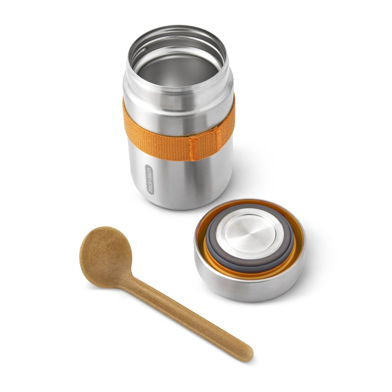 Black+Blum RVS Thermos Voedselcontainer - 400ml - Oranje
