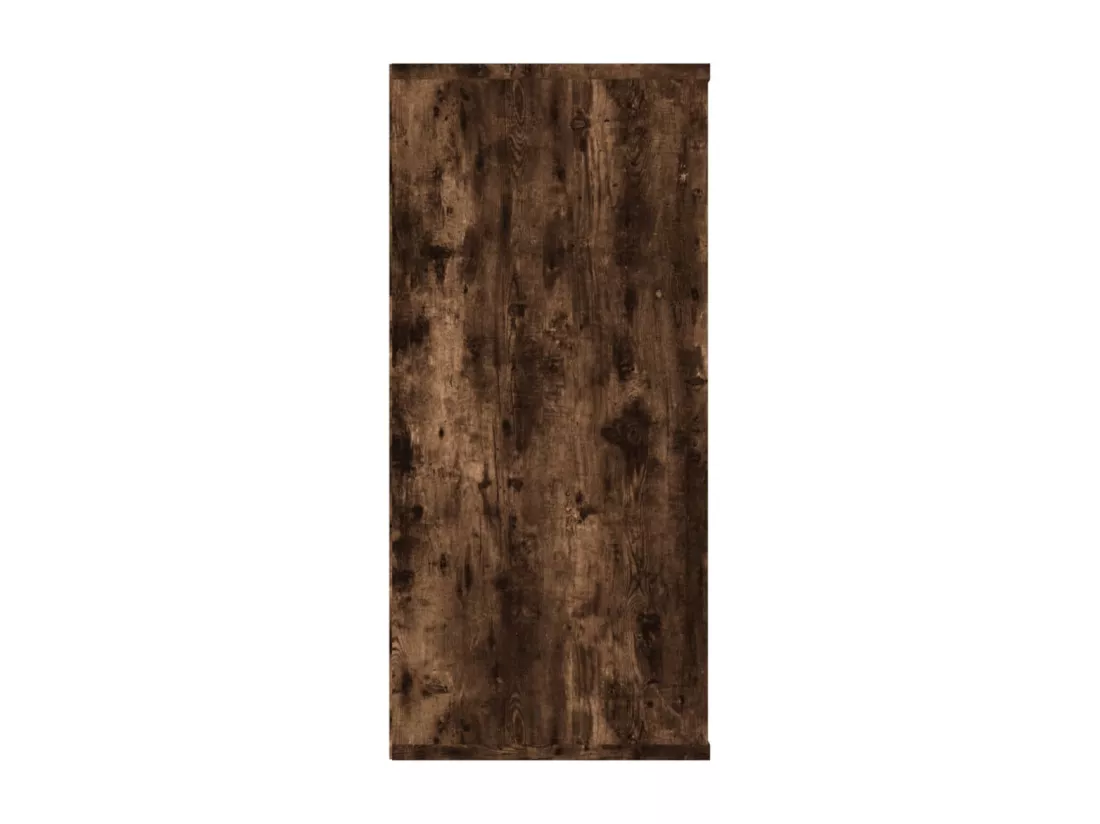 Bibliothèque/Buffet Chêne fumé 66x30x98 cm Bois d'ingénierie