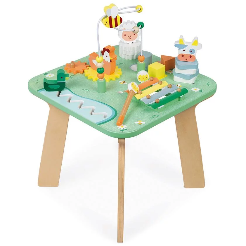 TABLE D'ACTIVITÉS JOLIE PRAIRIE - EN BOIS