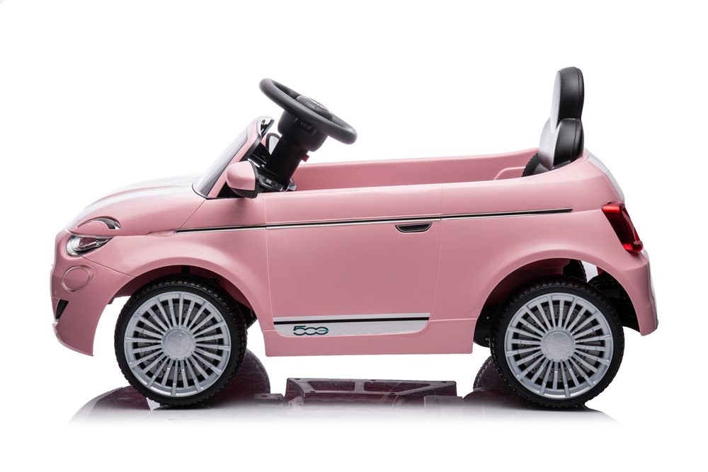 Azeno - Elektrisk Køretøj - Fiat 500e12V- Lyserød