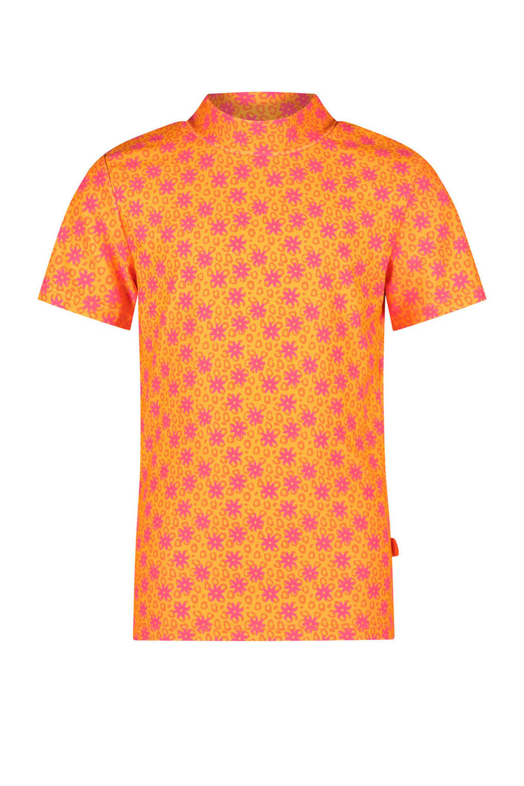 UV T-shirt oranje/roze