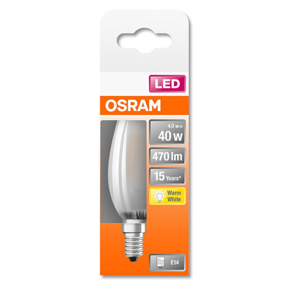 LYSPÆRE OSRAM MATT LED MIGNONPÆRE E14 4W
