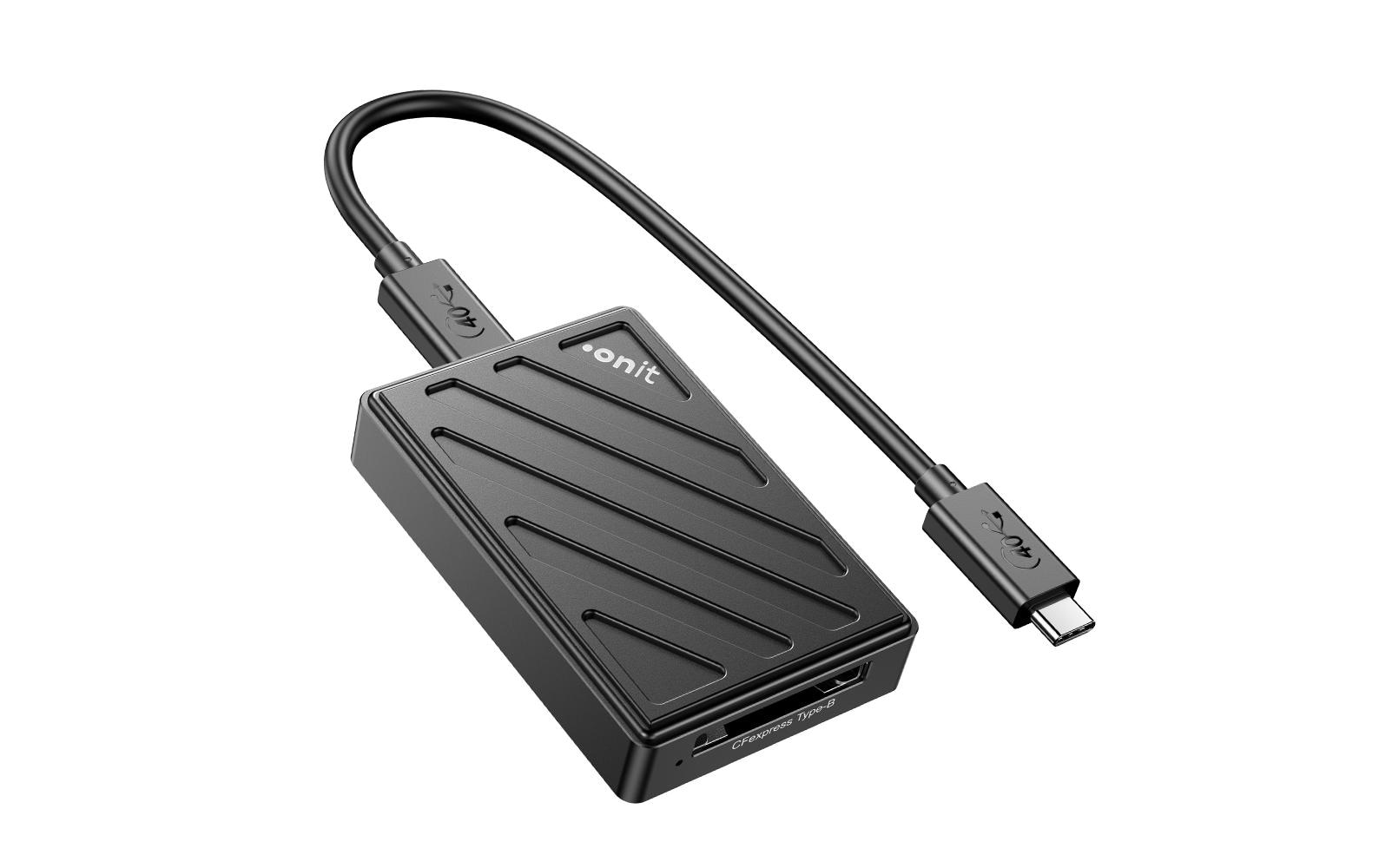 Card Reader Extern USB4 CFexpress Typ BSpeicherkartenleser für grosse Datenmengen hochauflösender Inhalte