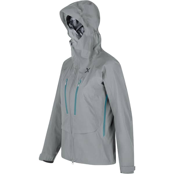 Veste alpinisme MONTURA REACTIVE JACKET W QUIET GREY/TURQUOISE