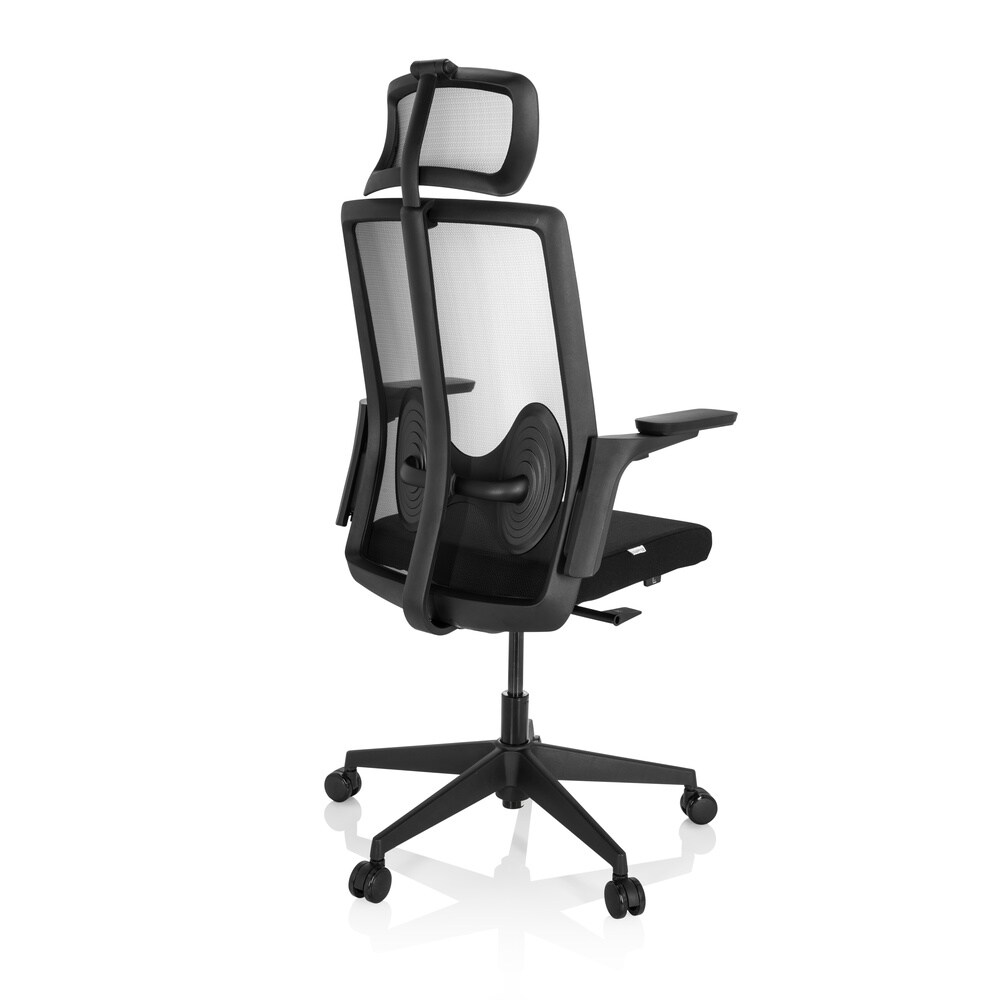 Profi Bürostuhl ARCEO B Stoff/Netzstoff mit Armlehnen (höhenverstellbar) hjh OFFICE