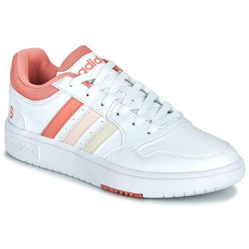 Adidas Sportswear - HOOPS 3.0 W - Blanc / Rose
