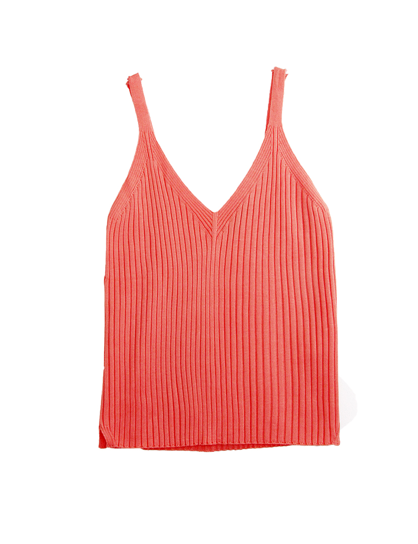 Orange Strap Top