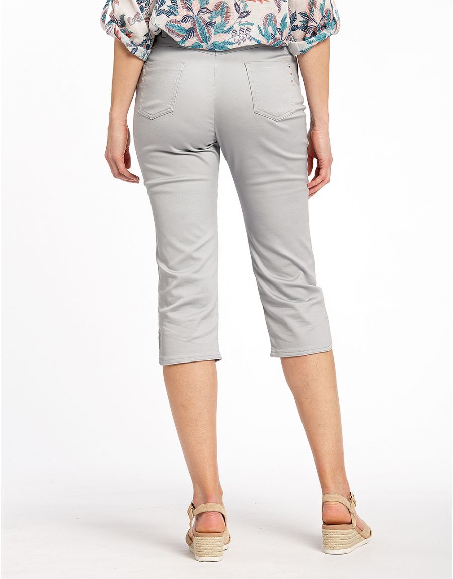 Corsaire stretch gris