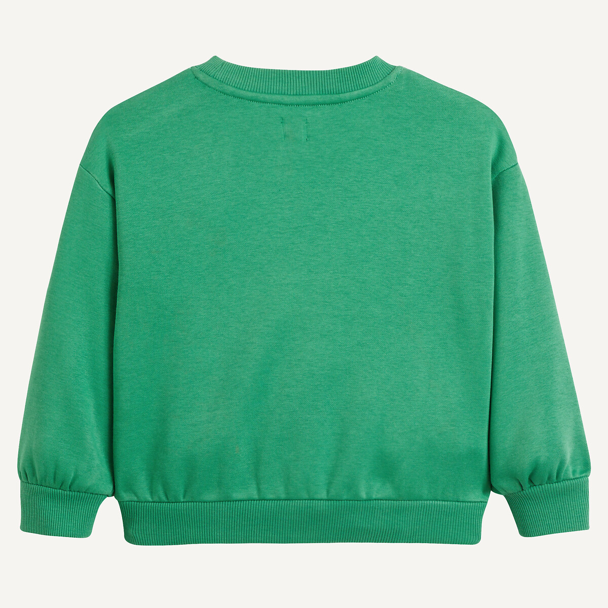COLEÇÕES LA REDOUTE<br>Suéter de gola redonda estampado em fleece