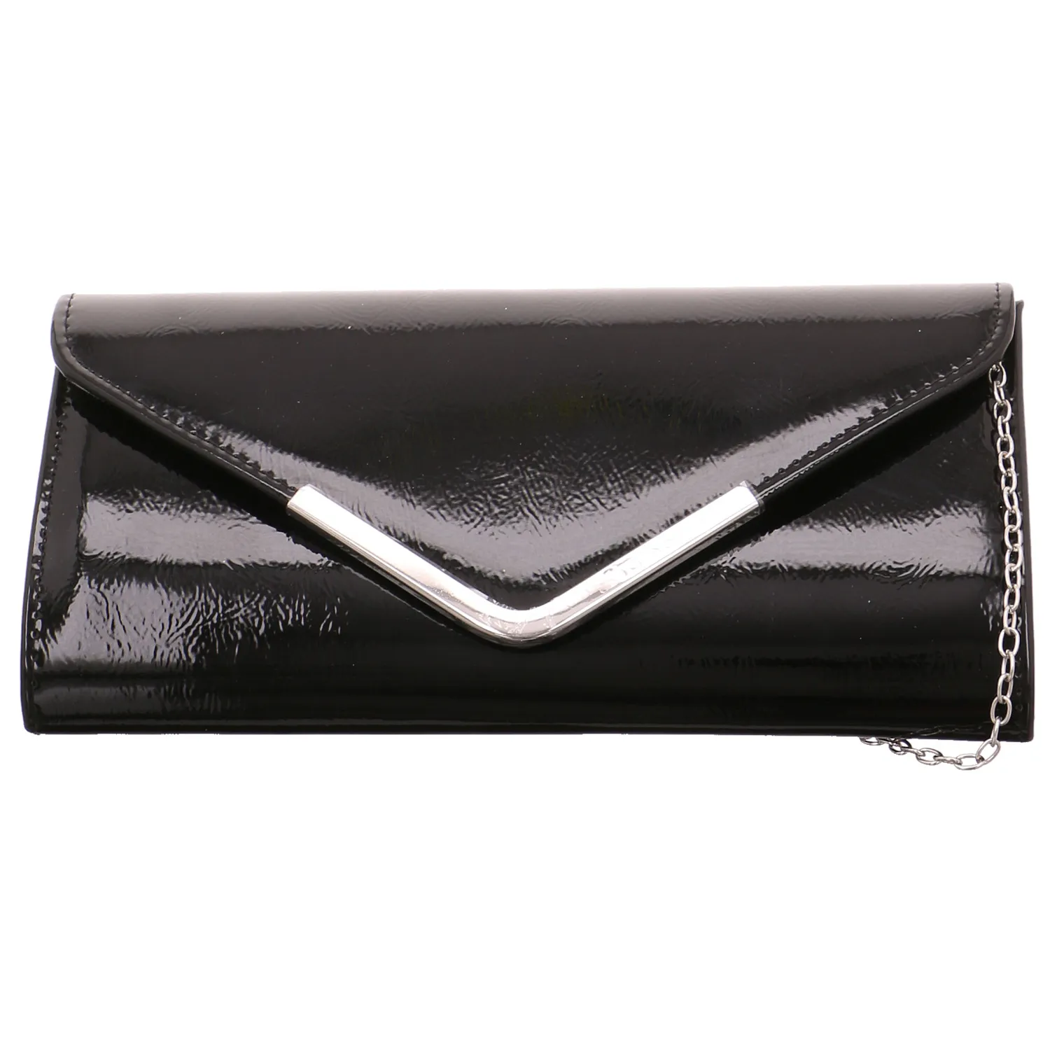 TAMARIS Clutch / Abendtasche Schwarz Lederimitat