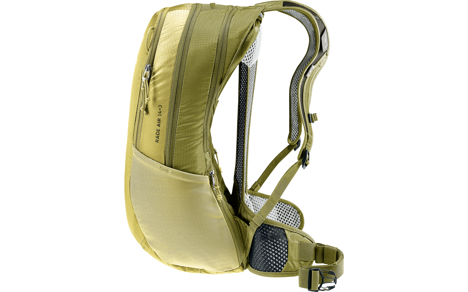 Deuter Race Air 14+3 Fahrradrucksack 14+3 Liter Citrus Graphite