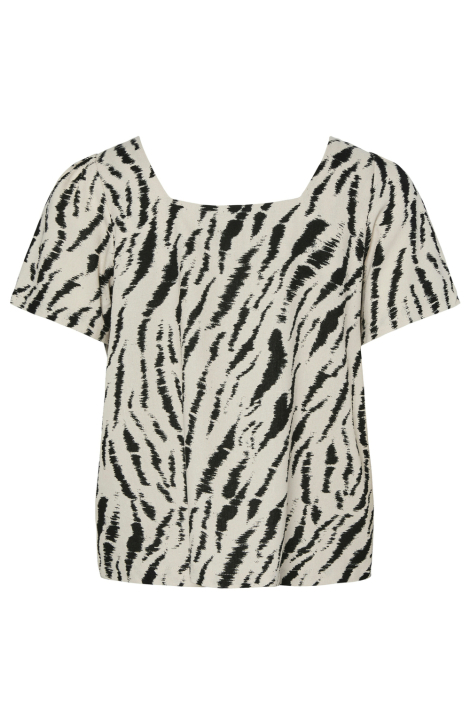 Pieces beige dames t-shirt