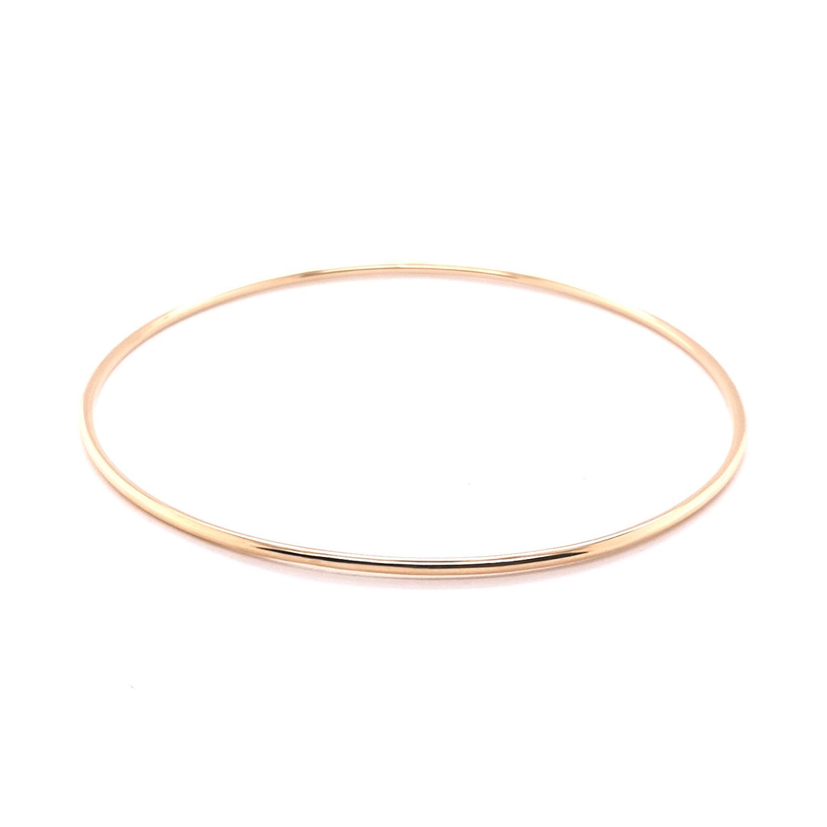 Bracelet jonc massif Brillaxis or jaune 18 carats1.5 mm
