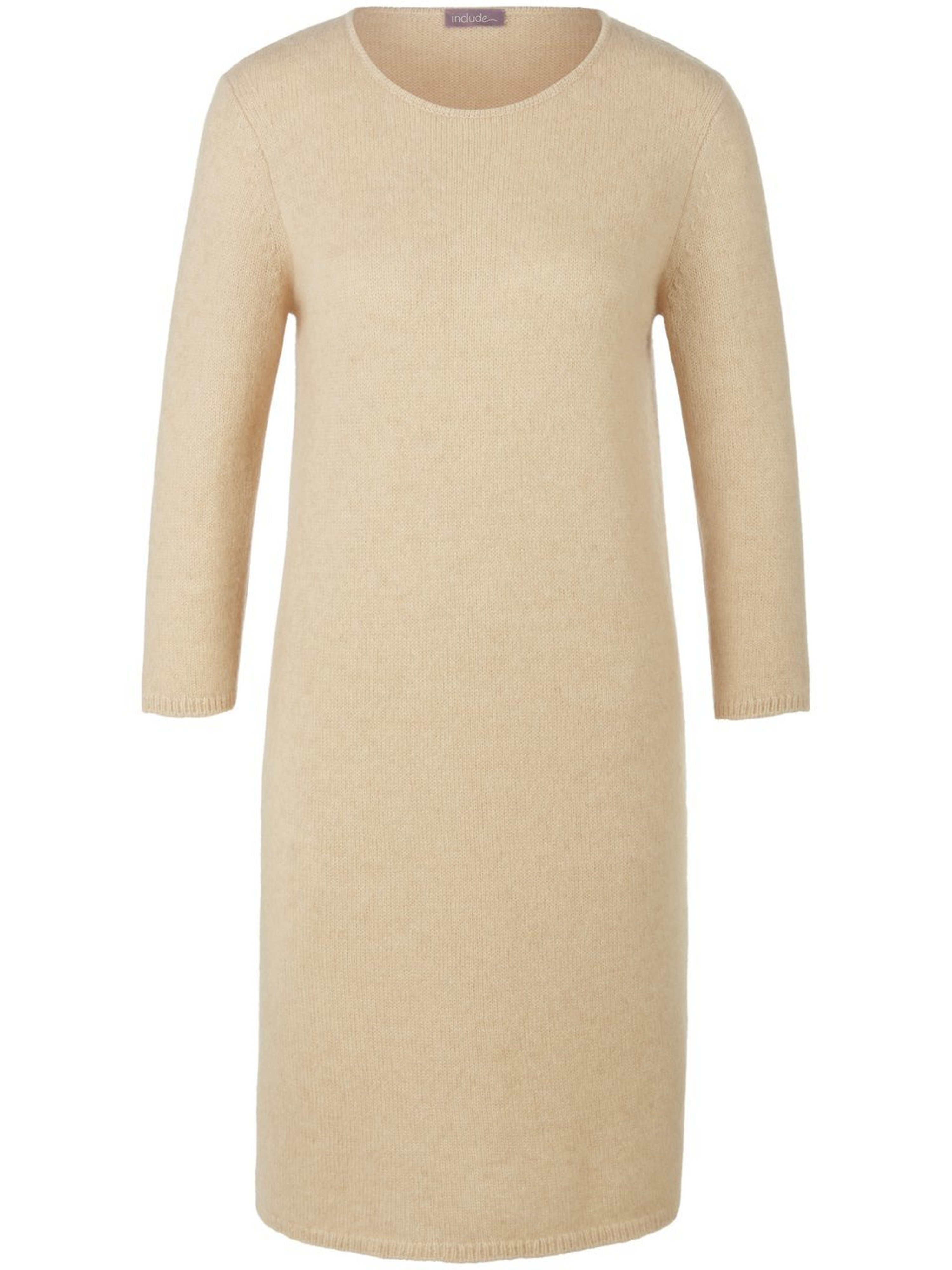 Strickkleid mit Kaschmir und Seide