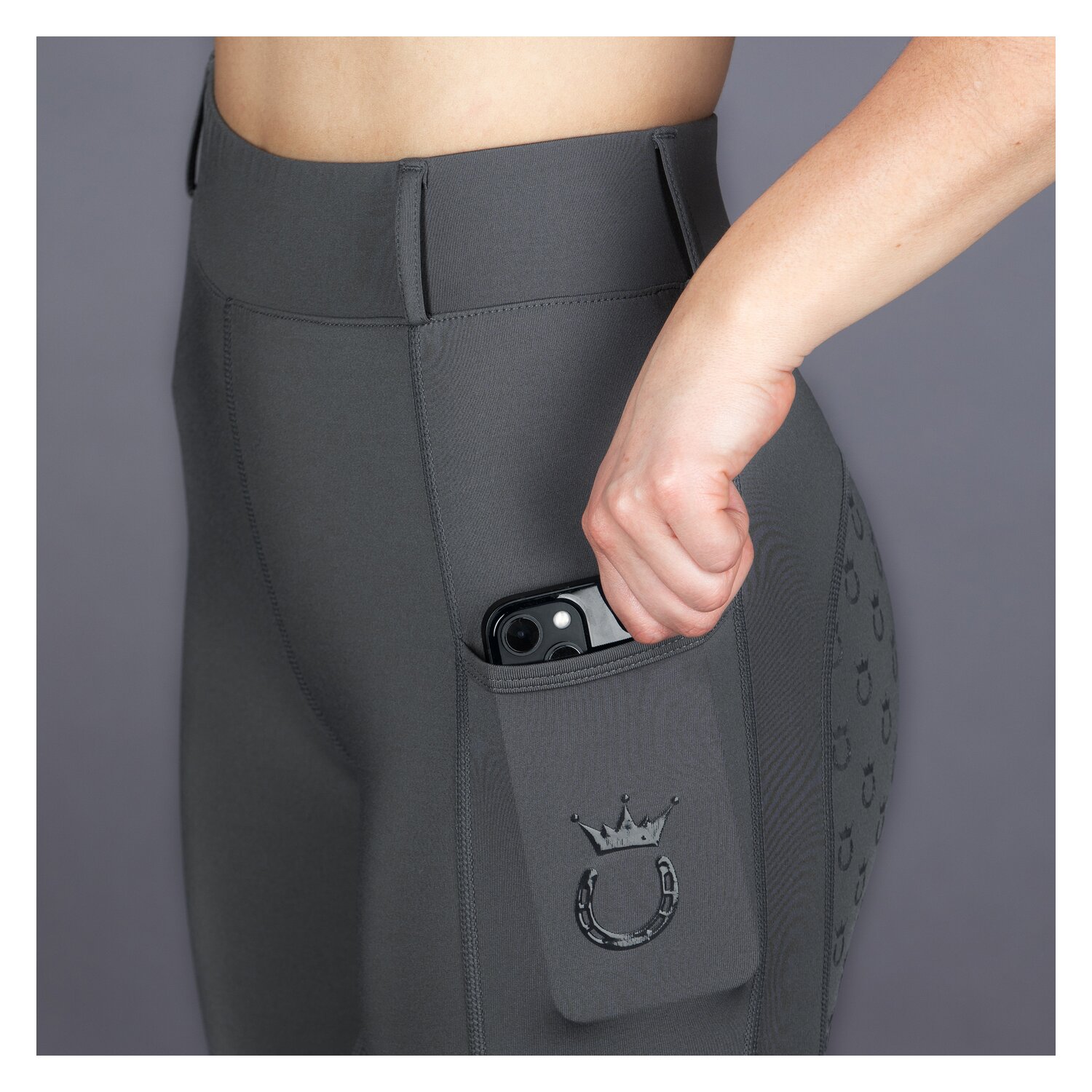 Royal Horsemen Reitleggings  - steelgrey