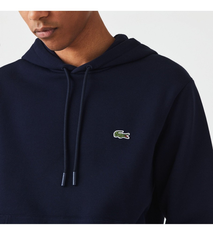Moletom Lacoste Polo Classic Fit tamanho G (12, 12) azul marinho