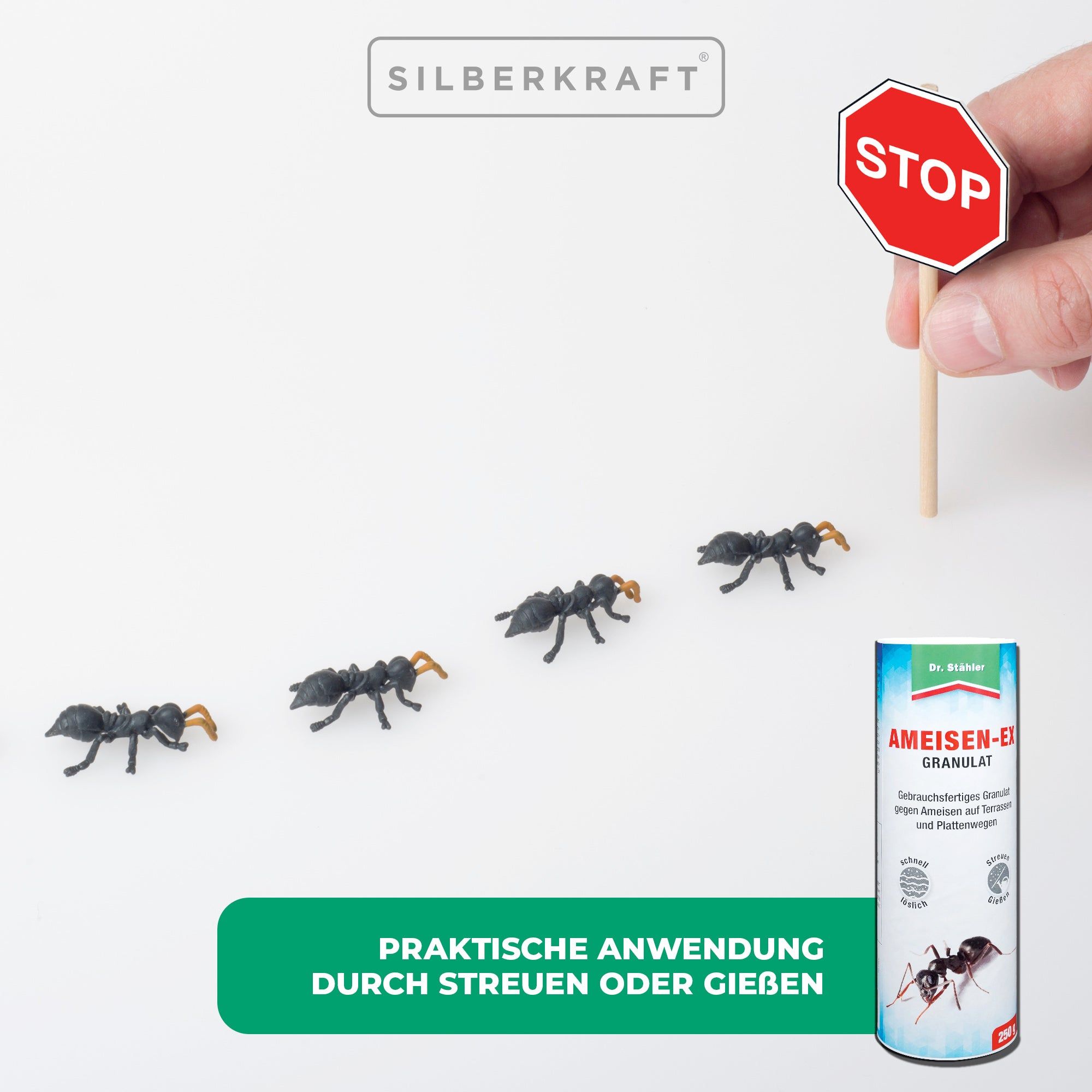 SILBERKRAFT Ameisen-Ex Granulat