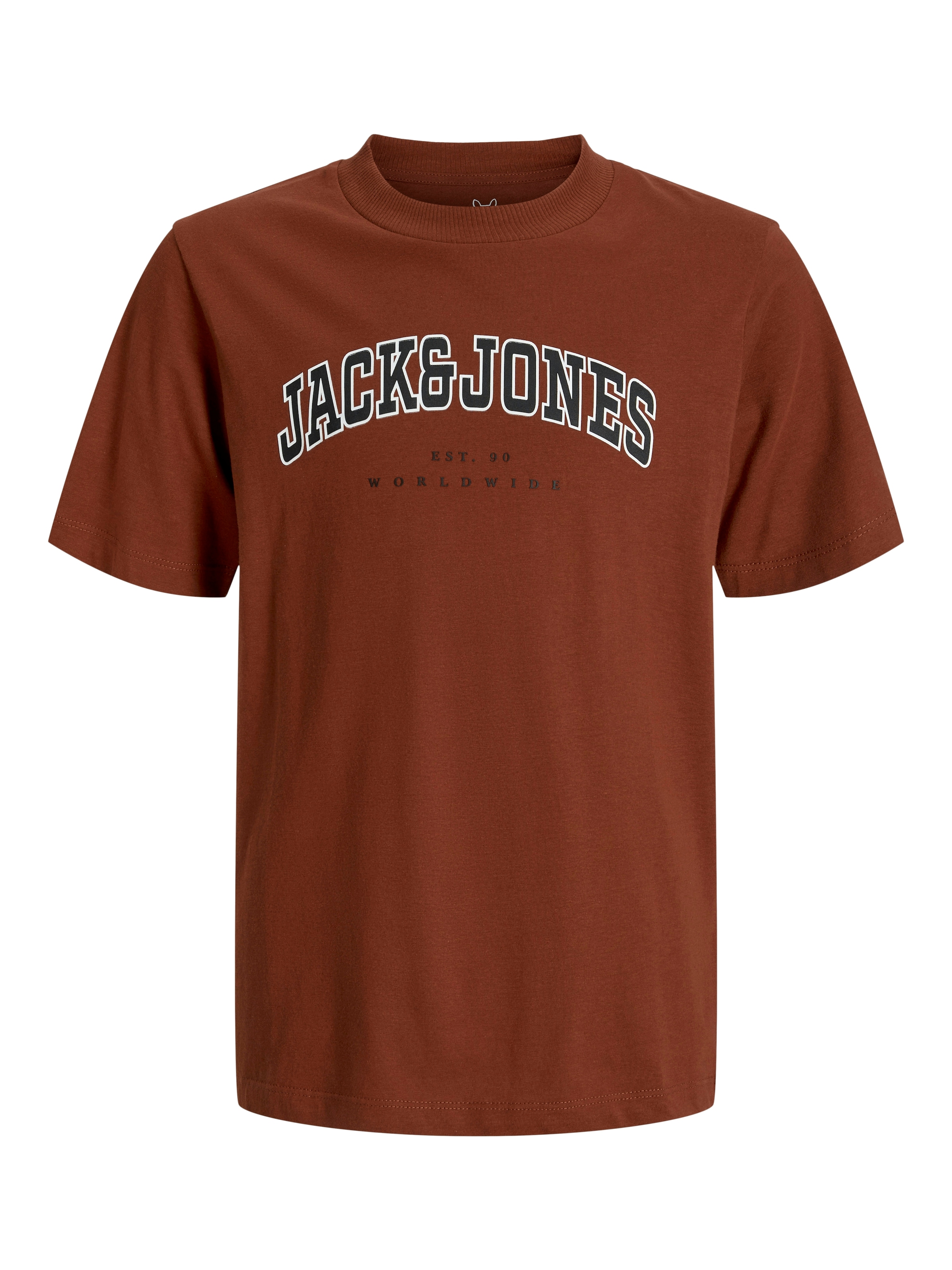 Jack & Jones PlusSize T-Shirt »JJECALEB VARSITY TEE SS O-NECK NOOS PLS«, mit Logobranding