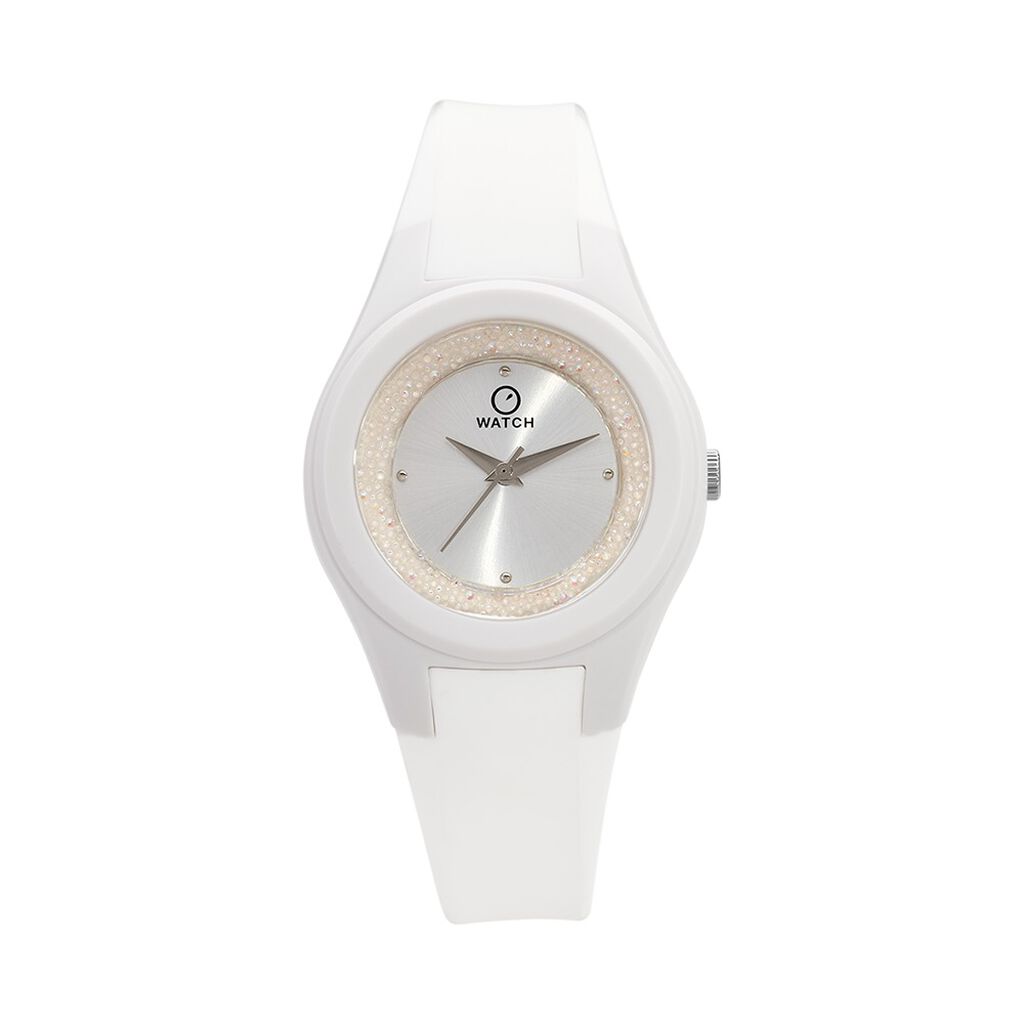 Montre O Watch Fluffy Blanc
